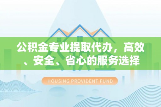 雷州公积金专业提取代办，高效、安全、省心的服务选择