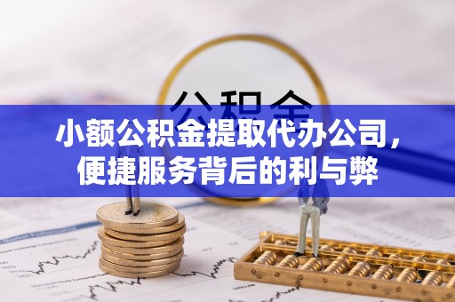 雷州小额公积金提取代办公司，便捷服务背后的利与弊