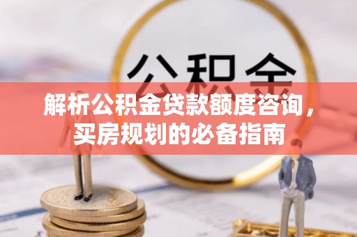 雷州解析公积金贷款额度咨询，买房规划的必备指南