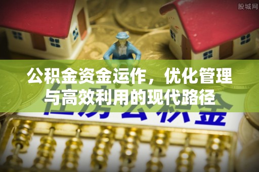 雷州公积金资金运作，优化管理与高效利用的现代路径