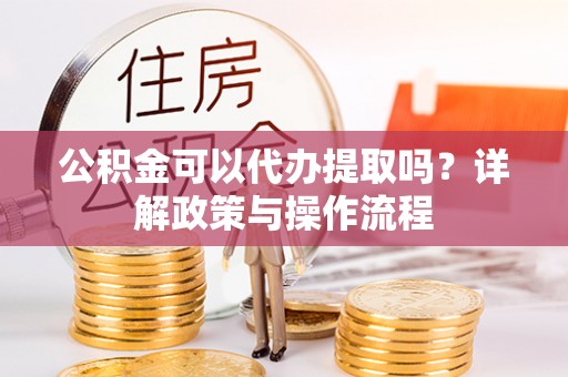 雷州公积金可以代办提取吗？详解政策与操作流程