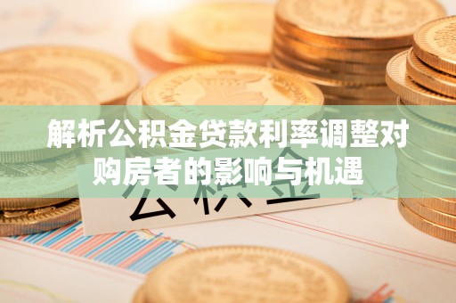 雷州解析公积金贷款利率调整对购房者的影响与机遇