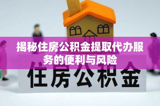 雷州揭秘住房公积金提取代办服务的便利与风险