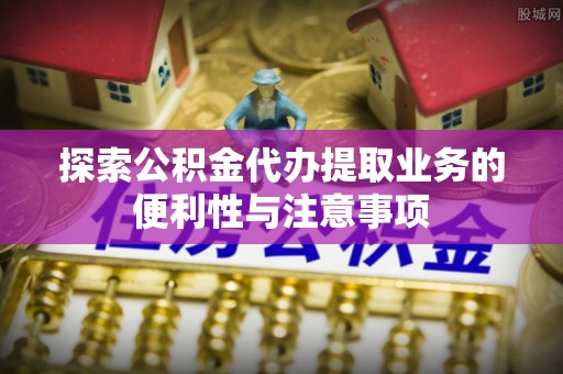 雷州探索公积金代办提取业务的便利性与注意事项
