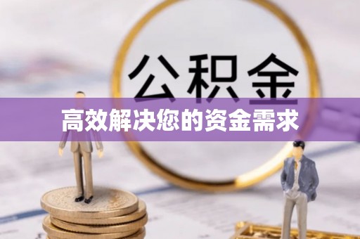 雷州高效解决您的资金需求
