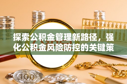 雷州探索公积金管理新路径，强化公积金风险防控的关键策略