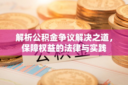雷州解析公积金争议解决之道，保障权益的法律与实践