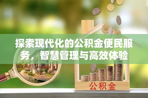 雷州探索现代化的公积金便民服务，智慧管理与高效体验
