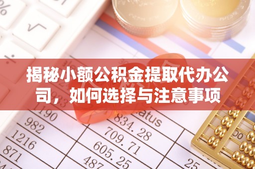 雷州揭秘小额公积金提取代办公司，如何选择与注意事项