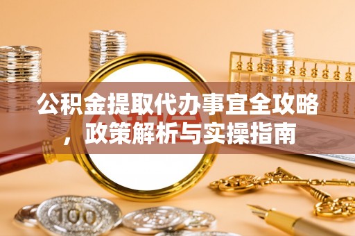 雷州公积金提取代办事宜全攻略，政策解析与实操指南