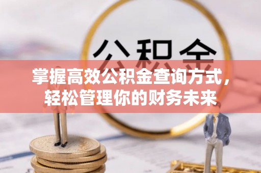 雷州掌握高效公积金查询方式，轻松管理你的财务未来