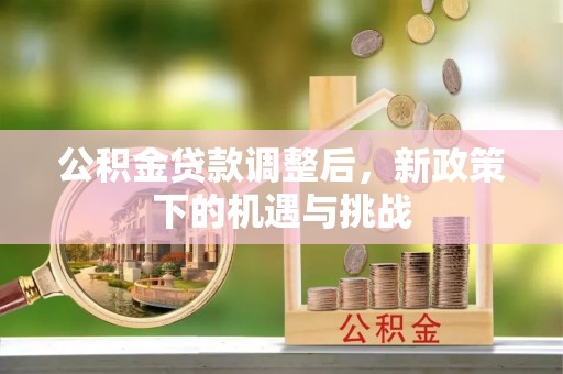 雷州公积金贷款调整后，新政策下的机遇与挑战
