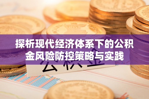 雷州探析现代经济体系下的公积金风险防控策略与实践