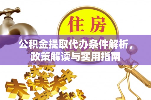 雷州公积金提取代办条件解析，政策解读与实用指南