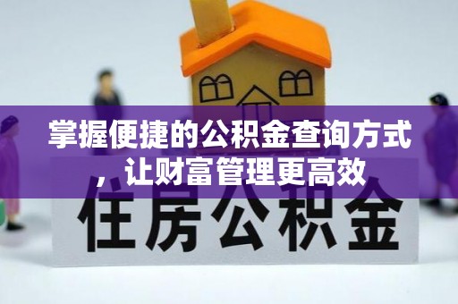 雷州掌握便捷的公积金查询方式，让财富管理更高效